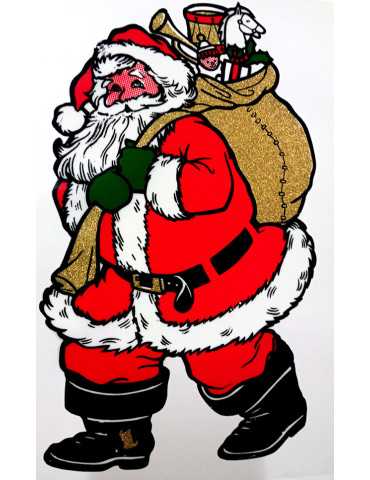 PVC ELECTOESTATICO PAPA NOEL
