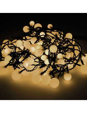 GUIRNALDA EXT 120LEDS LUZ CALIDA 3 MEDIDAS