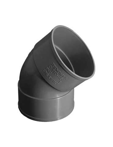 CODO PVC H-H 45 32 MM