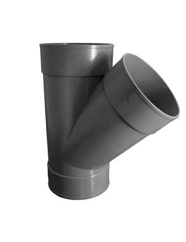 DERIVACION PVC H-H 45 40 MM