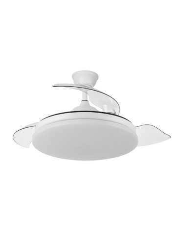 VENTILADOR TECHO CIERZO 3 ASP RETRACT BLANCO