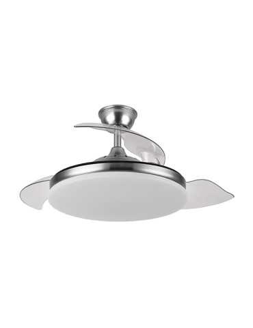 VENTILADOR TECHO CIERZO 3 ASP RETRACT PLATA