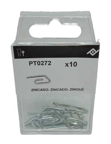 GANCHO CORTINA ZN C/10 PZS