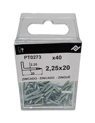 ESCARPIAS ACERO ZN C/40 PZS