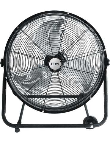 VENTILADOR INDUSTRIAL SUELO C/RUEDAS NEGRO