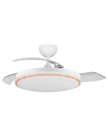 VENTILADOR TECHO MISTRAL 3 ASP RETRACT MADERA