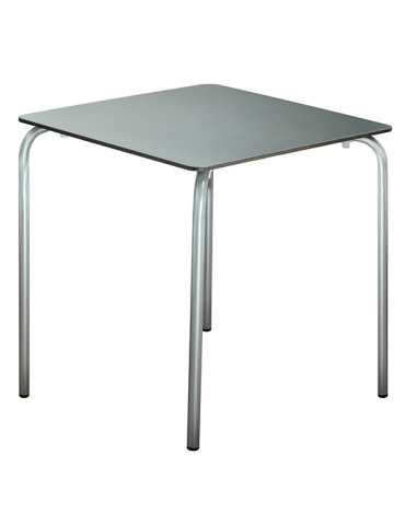 MESA JARDIN COMPAQ PLUS ACERO PINTADO GRIS ANTRAC