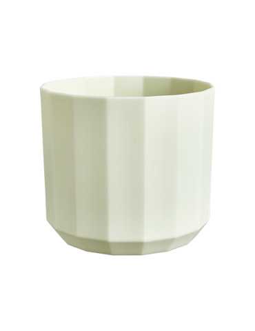 MACETERO FACET ROUND VERDE TÉ