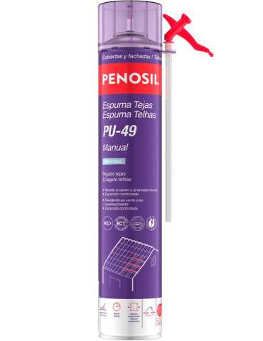 ESPUMA POLIURETANO TEJA PISTOLA ROJA