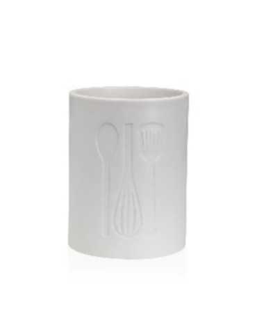 PORTAUTENSILIOS GRANDE COCINA BLANCO
