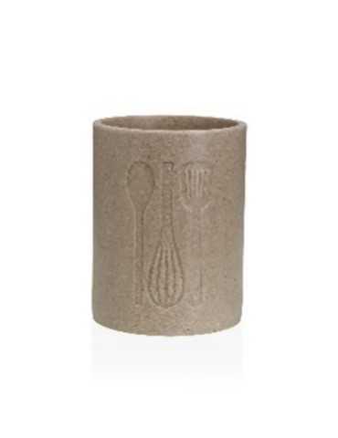 PORTAUTENSILIOS GRANDE COCINA BEIGE