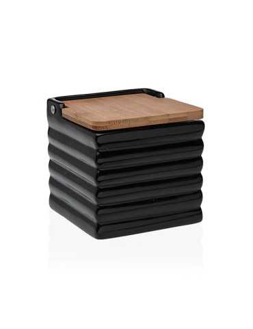 SALERO RAYAS BAMBU-DOLOM NEGRO