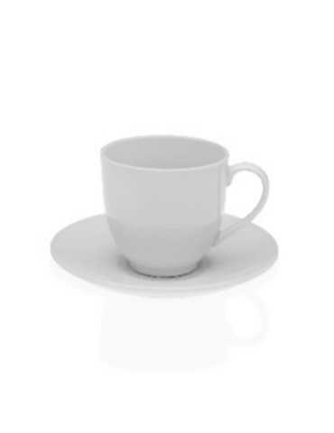 TAZA CAFE/TÉ PORCELANA BLANCA SET-6
