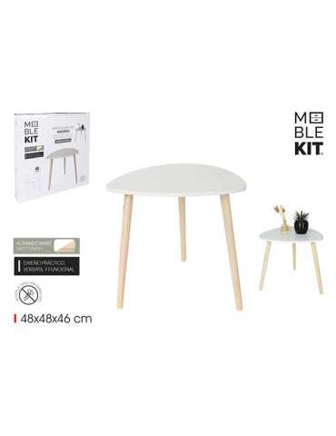 MESA AUXILIAR MADERA BLANCA