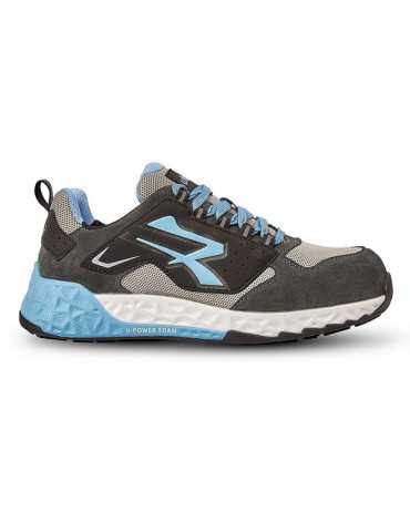 ZAPATO DEPORTIVO S1P PU+PL AZUL/NEGRA