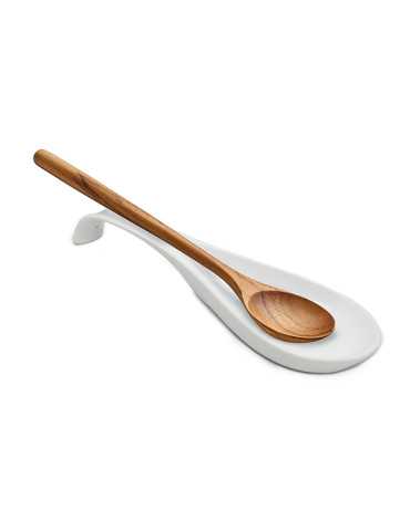REPOSA CUCHARA CERAMICA BLANCO