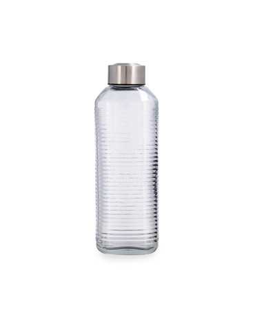 BOTELLA VIDRIO VELVET TRANSPARENTE