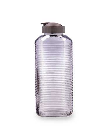 BOTELLA VIDRIO VELVET GRIS