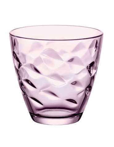 VASO AGUA ROSA FLORA PACK 6