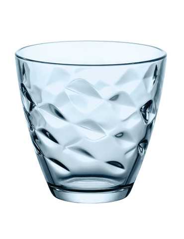 VASO AGUA AZUL FLORA PACK 6