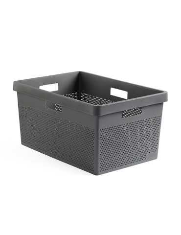 CESTA MULTIUSO 40 L GRIS ANTRACITA
