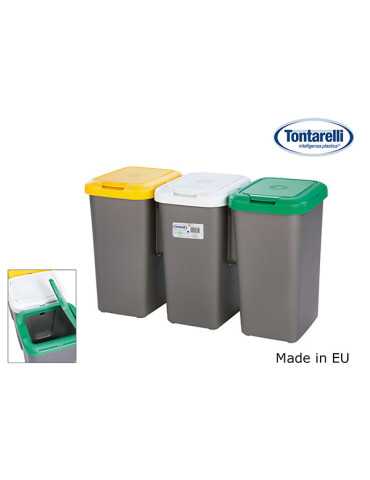 CUBO RECICLAJE SELECTIVO SET-3