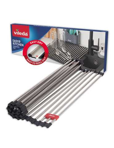 ESCURREPLATOS FREGADERO INOX ENROLLABLE