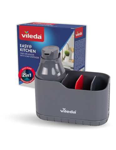 ORGANIZADOR FREGADERO C/DISPENSADOR JABON