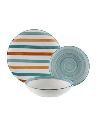 VAJILLA PORCELANA RAYAS