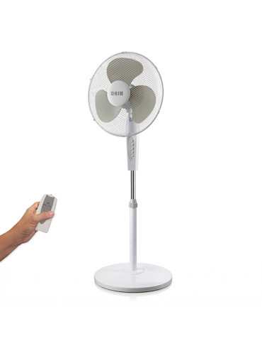 VENTILADOR PIE 3 VELOCID. 50 W MANDO DISTANCIA