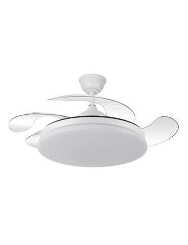 VENTILADOR TECHO CIERZO 4 ASP RETRACT BLANCO