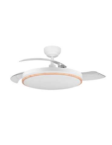 VENTILADOR TECHO MISTRAL 3 ASP RETRACT MADERA