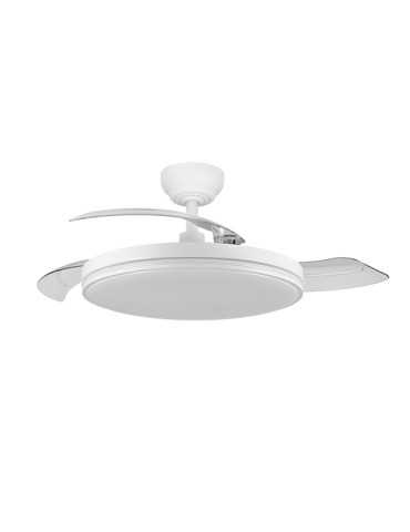 VENTILADOR TECHO MISTRAL 3 ASP RETRACT BLANCO