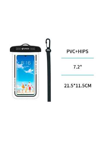 FUNDA MOVIL IMPERMEABLE NEGRO