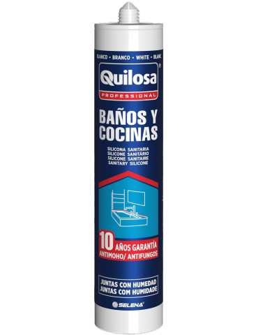SILICONA TUBO SANITARIA BLANC