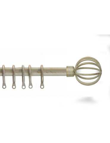 BARRA METAL EXT KIT NEVADA ORO/CREM
