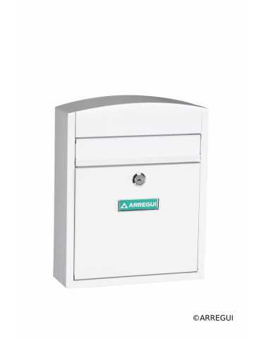 BUZON EXTERIOR ACERO BLANCO