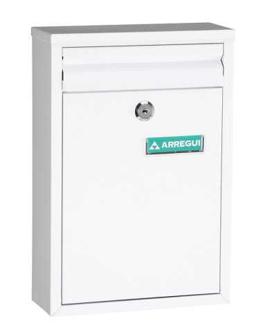 BUZON EXTERIOR ACERO BLANCO