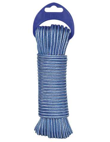 CORDON PP ALMA TEXTURADA 4MM AZUL/BLAN