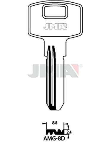 LLAVE EN BRUTO ALPACA SEGUR