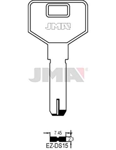 LLAVE EN BRUTO LATON SEGUR