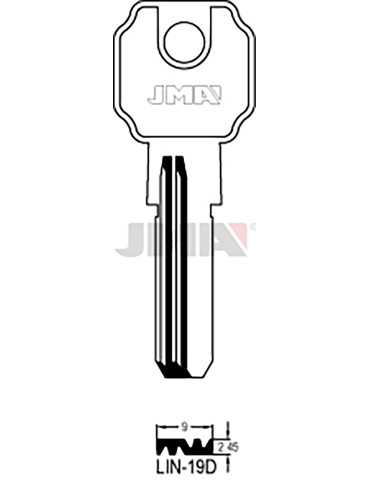 LLAVE EN BRUTO LATON SEGUR