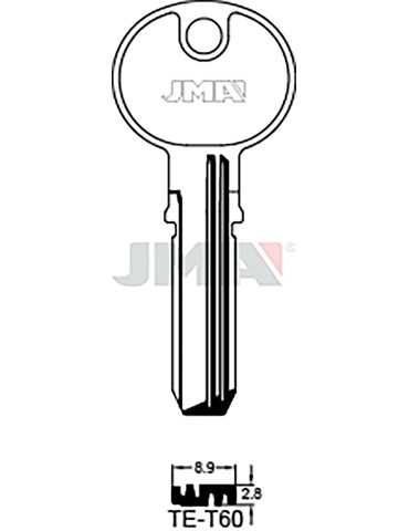 LLAVE EN BRUTO LATON SEGUR