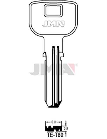 LLAVE EN BRUTO ALPACA SEGUR