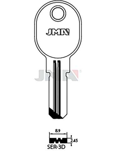 LLAVE EN BRUTO LATON SEGUR