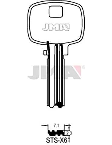 LLAVE EN BRUTO LATON SEGUR
