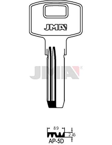 LLAVE EN BRUTO LATON SEGUR