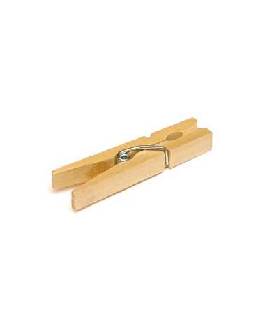 PINZA ROPA MADERA 24 U