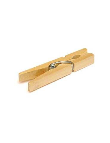 PINZA ROPA MADERA 24 U