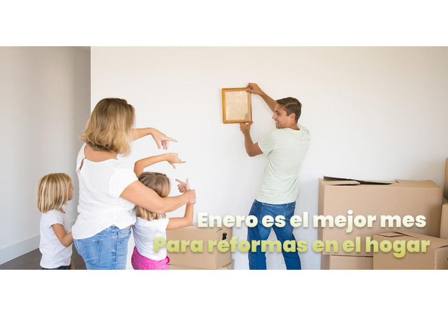 Enero es el mejor mes para hacer mejoras en casa: te explicamos por qué